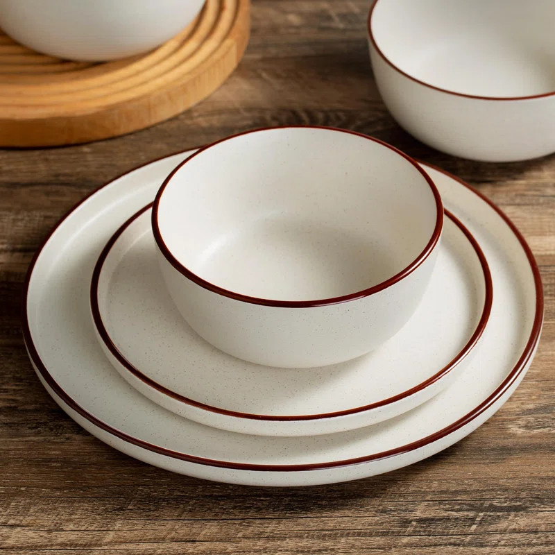 Latitude Run Ledarius 12 Piece Dinnerware Set, Dish Set for 4 | Wayfair North America