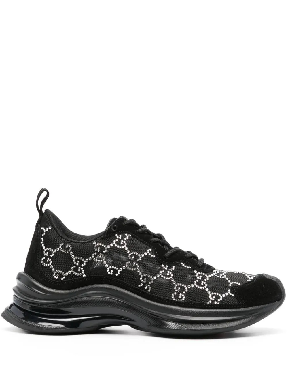 Run GG rhinestone-embellished sneakers | Farfetch Global