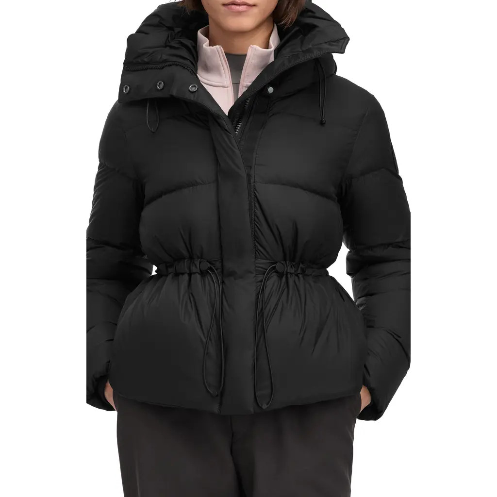 Canada Goose Montgomery Tonal Label 750 Fill Power Down Jacket in Black - Noir at Nordstrom, Size Small | Nordstrom
