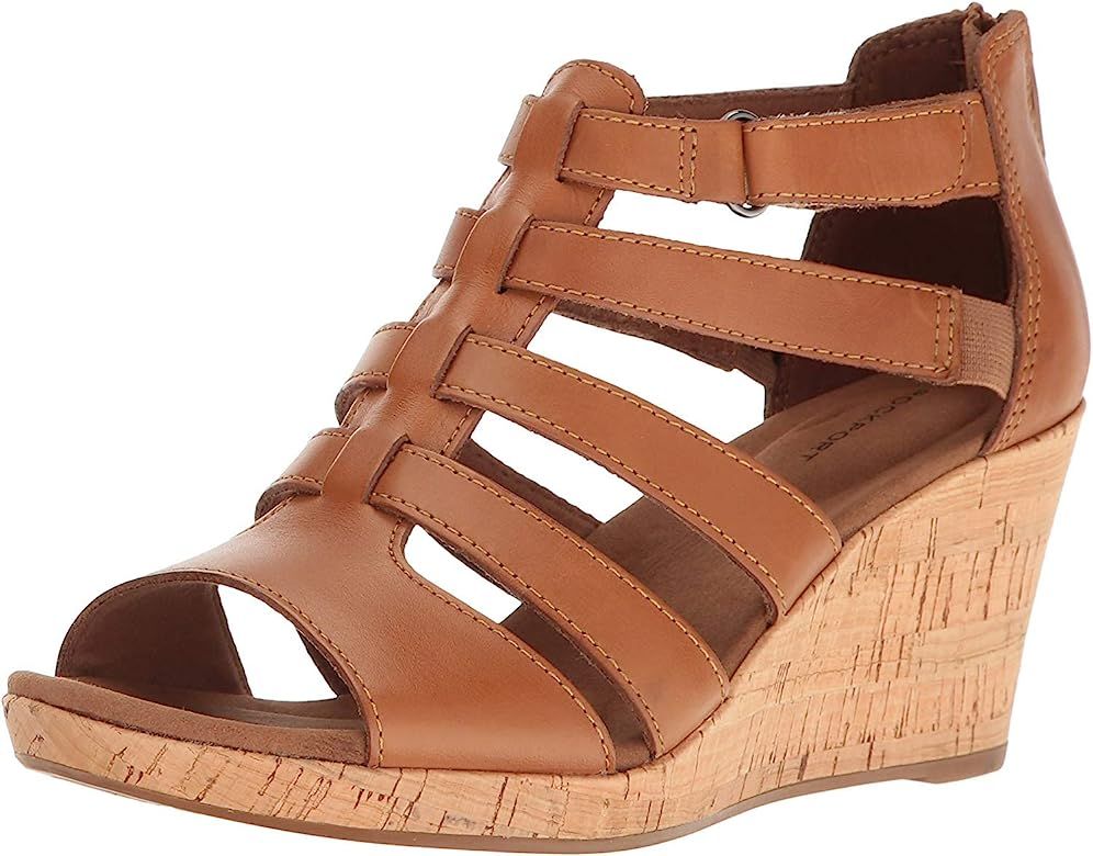 Rockport Women's Briah Gladiator Wedge Sandal | Amazon (US)