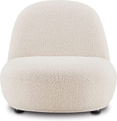 POLY & BARK Nara Lounge Chair, Crema White Boucle | Amazon (US)