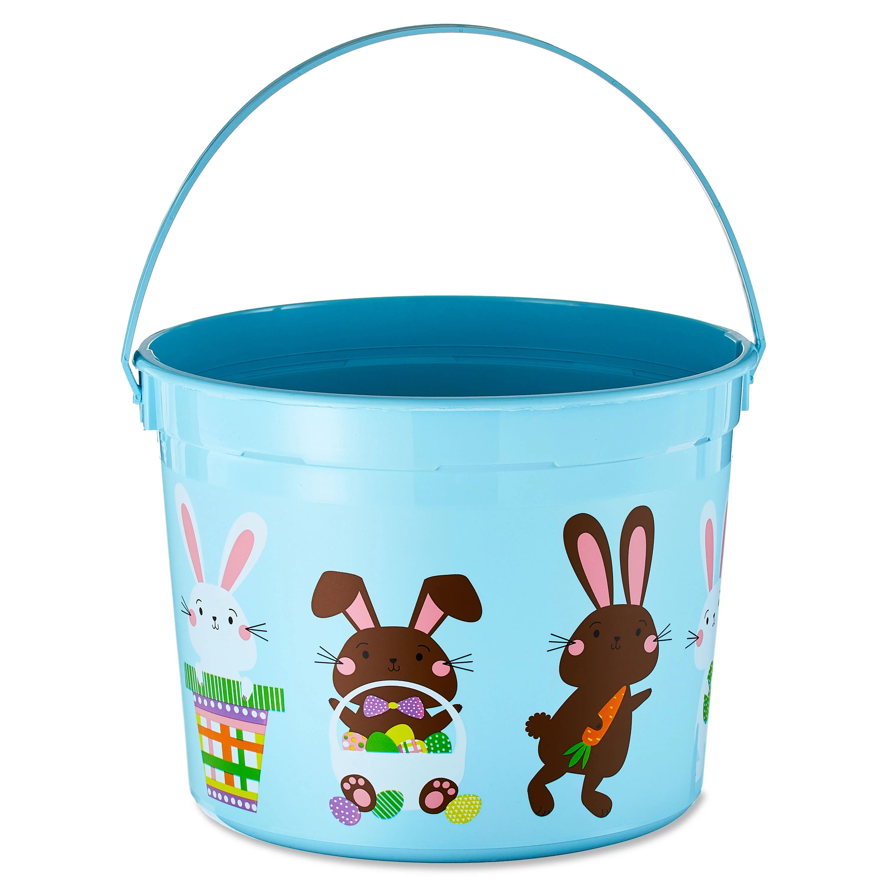 Way To Celebrate Easter 5-Quart Plastic Bucket, Bunnies | Walmart (US)