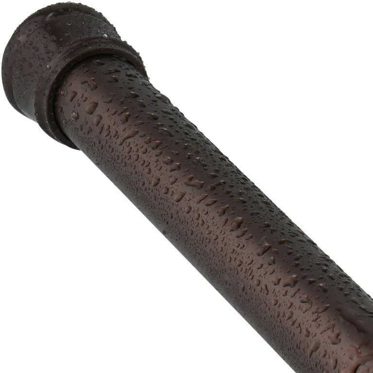 Splash Home 41 to 72 Adjustable Metal Shower Curtain Tension Rod for Bathroom, Chrome | Walmart (US)