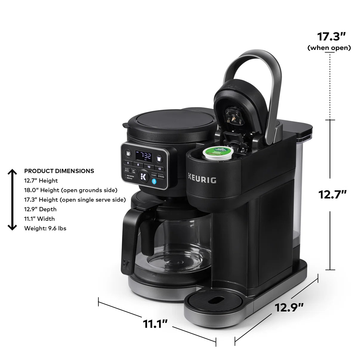 K-Duo® Hot & Iced Single Serve & Carafe Coffee Maker (Gen 2) 5000378536 | Wayfair North America