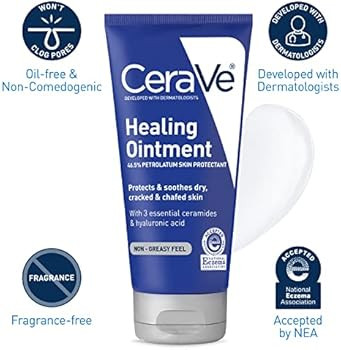 CeraVe Healing Ointment | 5 Ounce | Cracked Skin Repair Skin Protectant with Petrolatum Ceramides |  | Amazon (US)