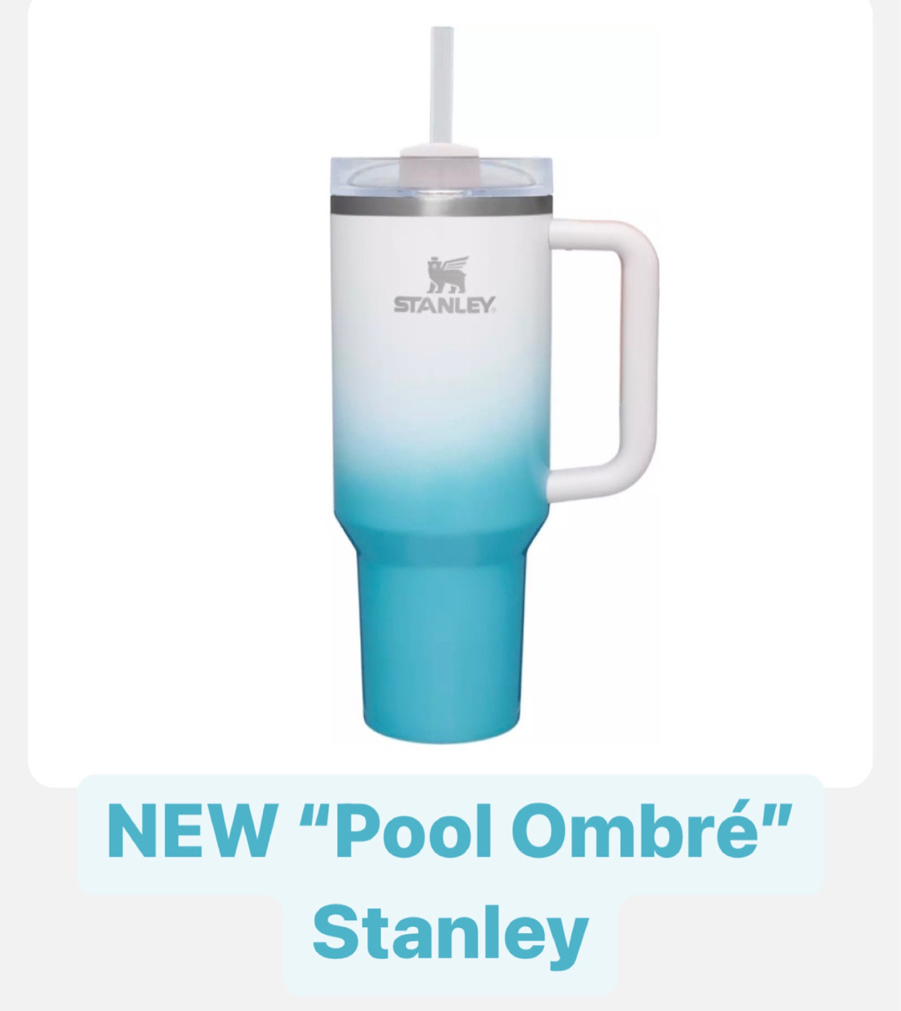 ✨ ✨  N E W Exclusive ✨ ✨
Pool Ombré H2.0 @stanley_brand  Quencher now online!! 

Is this color combo a MUST or BUST?  Let me know what you think!

* Stanley 40 oz  Quencher - $40

#new #exclusive #stanley #stanleycup #pink #coffee #cup #viral #viralpost #instagood #trending #coffee #blue #gift #summervibes #fyp #fypシ #spring #ontrend #viral #musthave #omg #sopretty #exclusive #summer #ombre #starbucks #starbuckscoffee #ombre

#LTKunder50 #LTKSeasonal #LTKhome