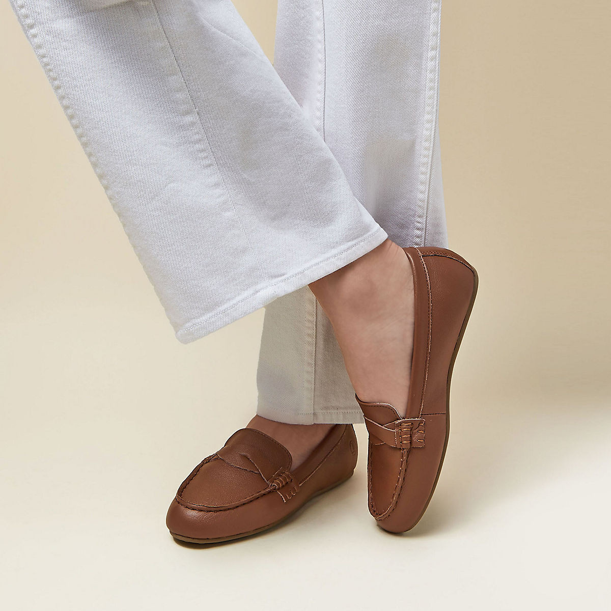 Women's Comfort Slip On Leather Loafers | Lands' End (US)