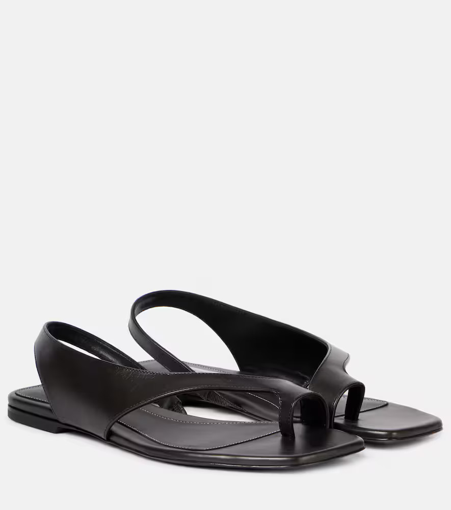 Toteme Leather thong sandals | Mytheresa (US/CA)