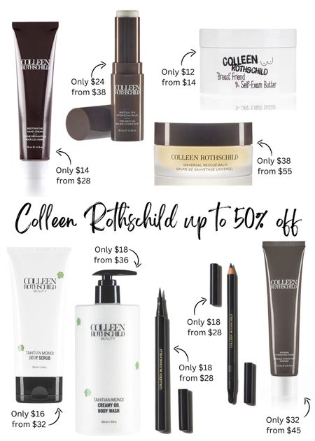 Colleen Rothschild is having an up to 50% off sale! Stock up on the restorative hand cream! It’s only $14 from $28!

Clean skincare, clean beauty, safe beauty, clean beauty, clean skincaree

#LTKfindsunder50 #LTKsalealert #LTKbeauty