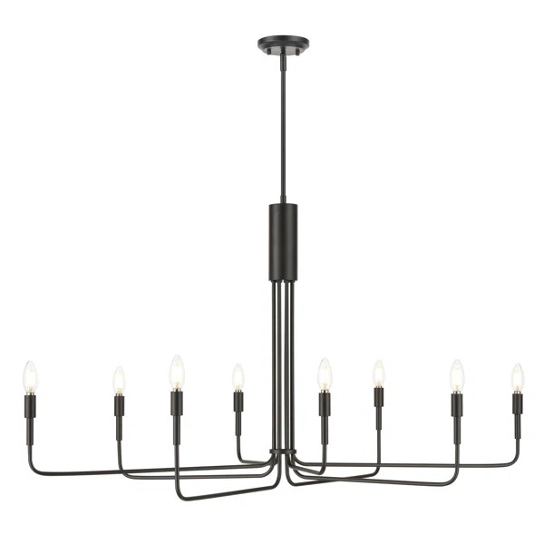 8 - Light Dimmable Modern Linear Chandelier | Wayfair North America