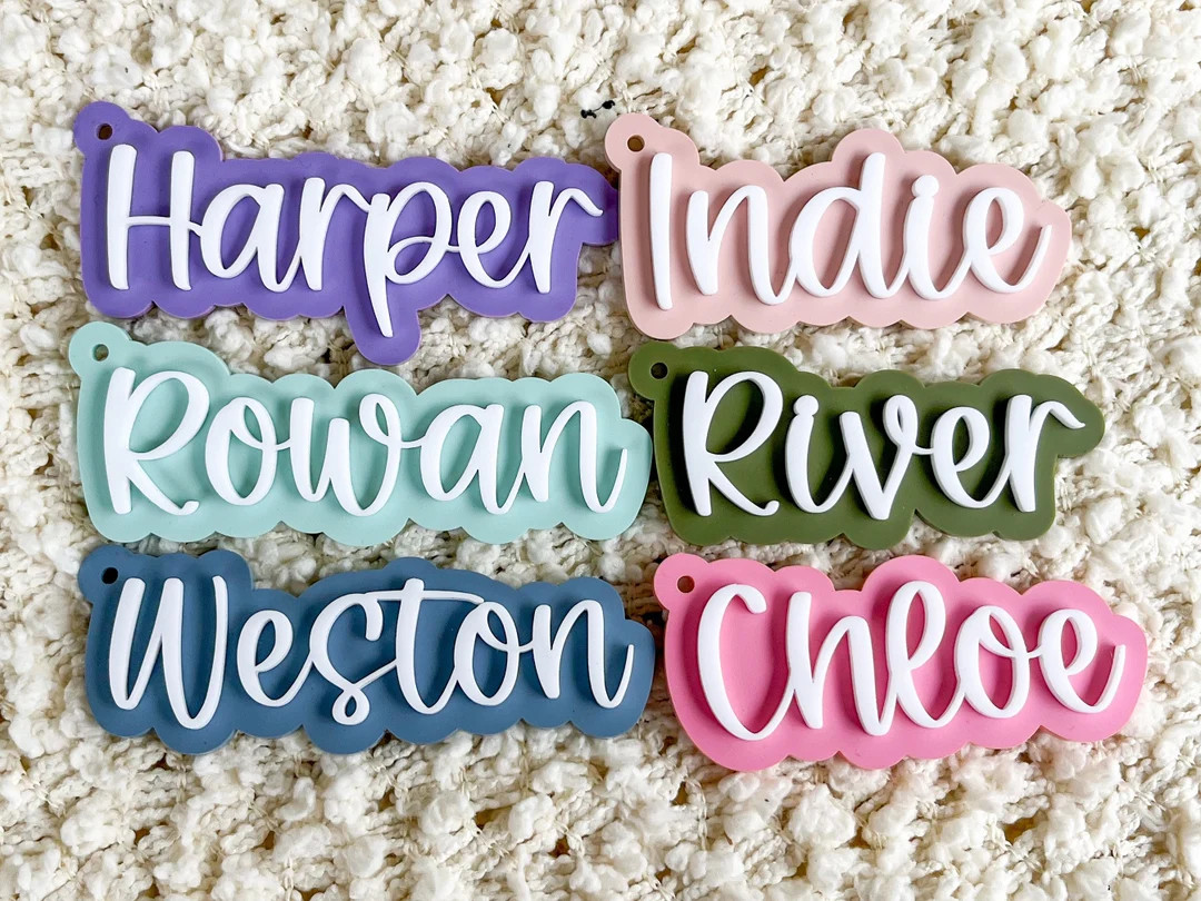 Backpack Name Keychain 3d Name Keychain Name Keychain - Etsy | Etsy (US)