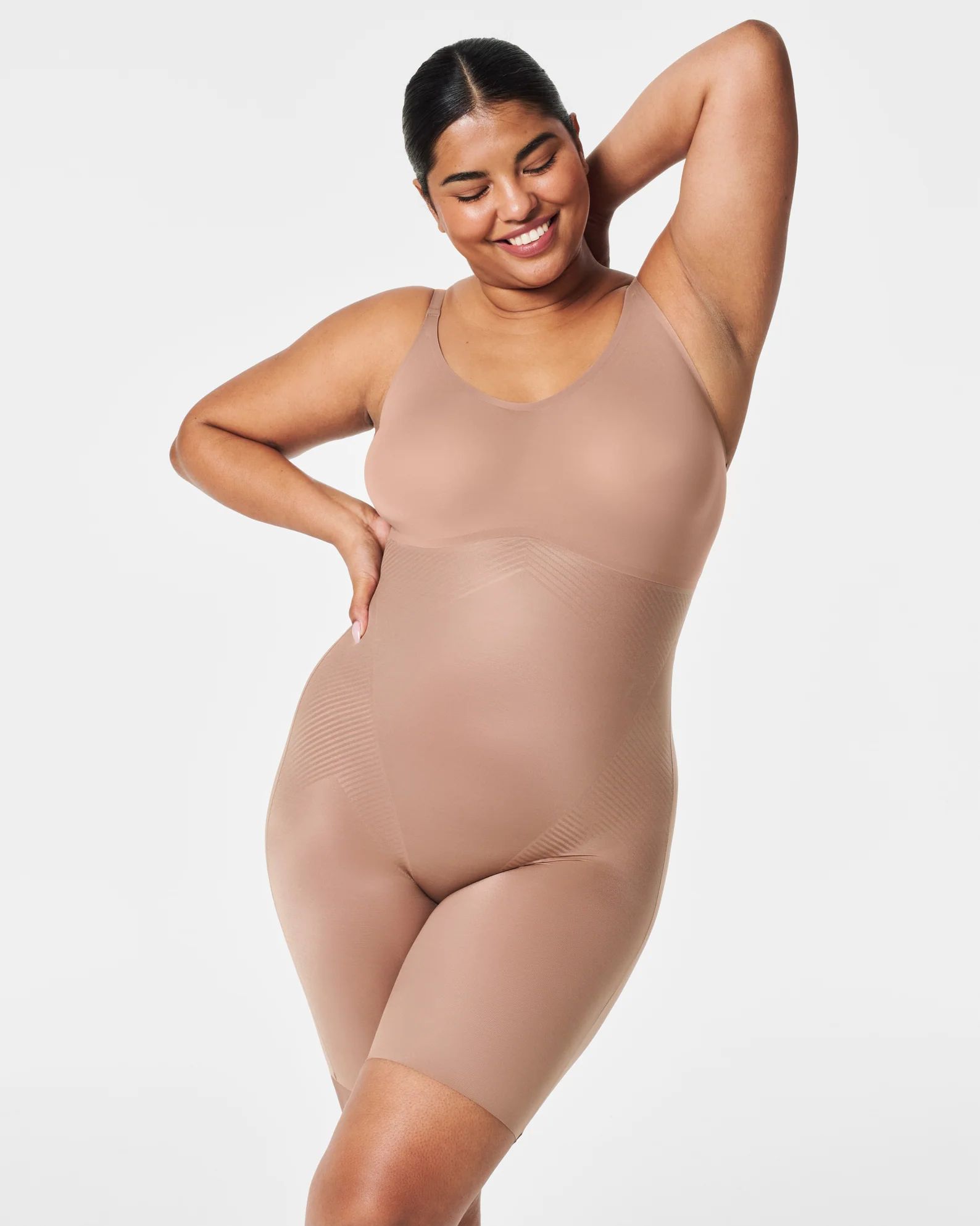 Invisible Shaping Mid-Thigh Bodysuit | Spanx