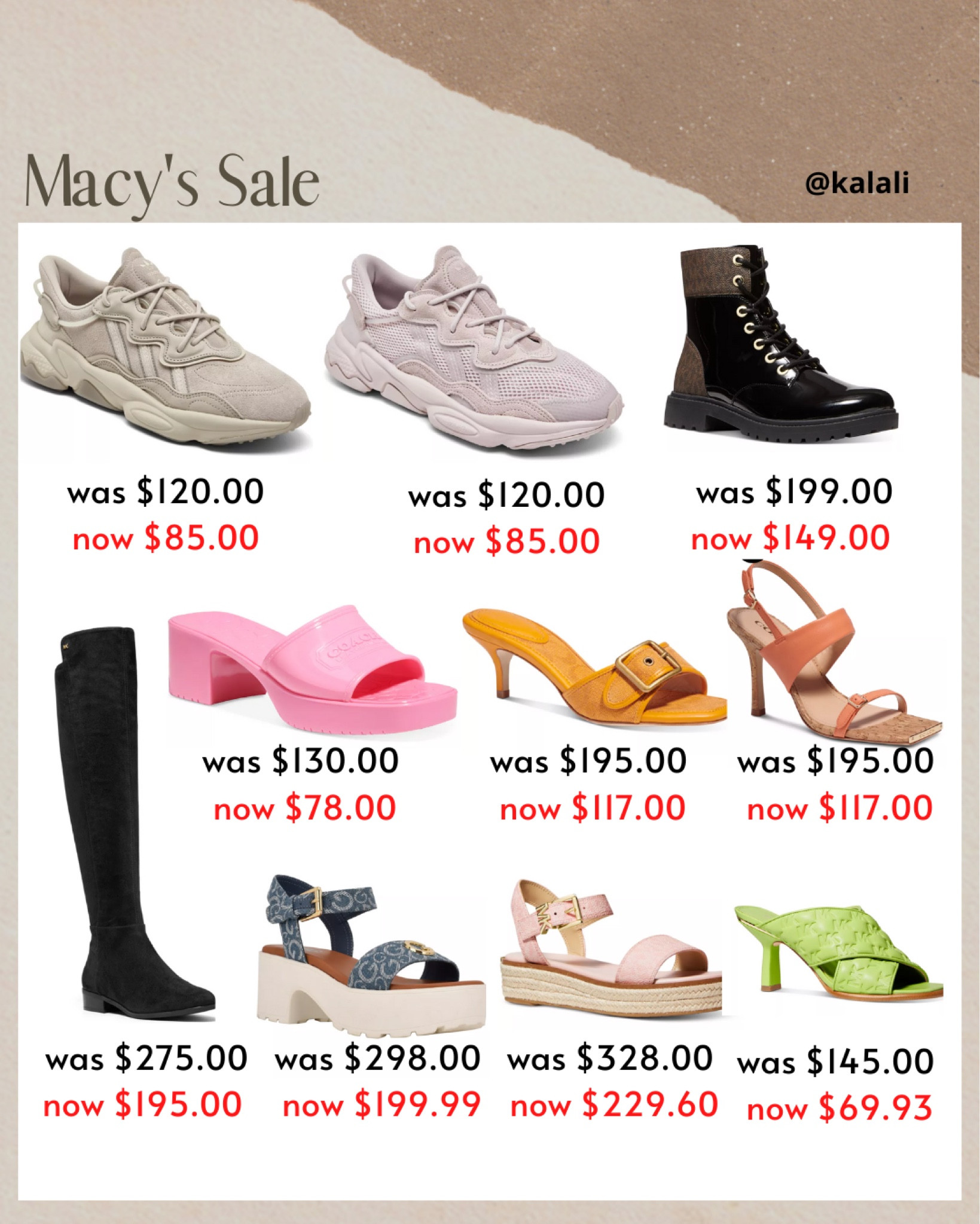 Boots, sneakers and heels sale at Macy’s while supplies last. 
Some have different colors.
Get yours as they are selling by very fast
.
.
.
#shoes
#sneakers
#heels
#boots
#sale
#deals
#dealoftheday
#ltkhome
#dhgate
#ltkunder50
#ltkunder100

#LTKstyletip #LTKSeasonal #LTKSale