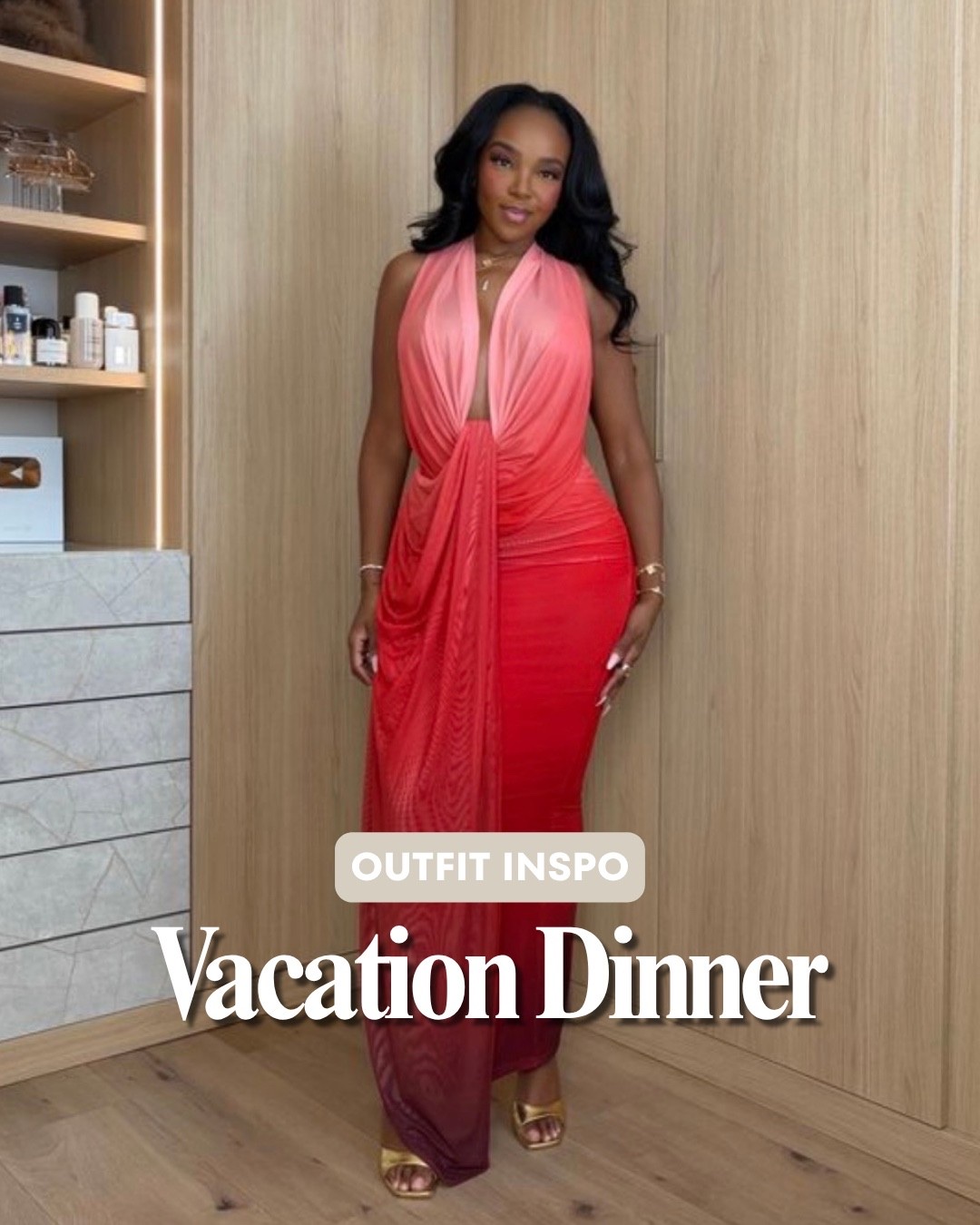 VACATION DINNER, HANDLED. 🌅✨

For the nights you want the dress to do ALL the work—this one gives sunset cocktails, resort dinners and romantic vacation nights without needing much styling.

vacation dinner dress, resort wear dress, tropical vacation outfit, sunset dinner outfit, vacation date night, halter maxi dress, draped maxi dress, red vacation dress, resort dinner outfit, summer evening dress

Scroll to shop! ✨ Everything from this look is linked below. 👇🏽

Wearing: Size Small | 5’4” | 140 lbs

📲 Download the FREE LTK app & follow me (@kirasfashionfinds) to shop all my daily finds.

#LTKPetite #LTKTravel #LTKStyleTip