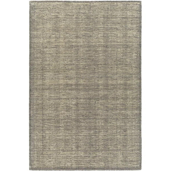 Geddes Handmade Wool Gray, Beige Rug | Wayfair North America