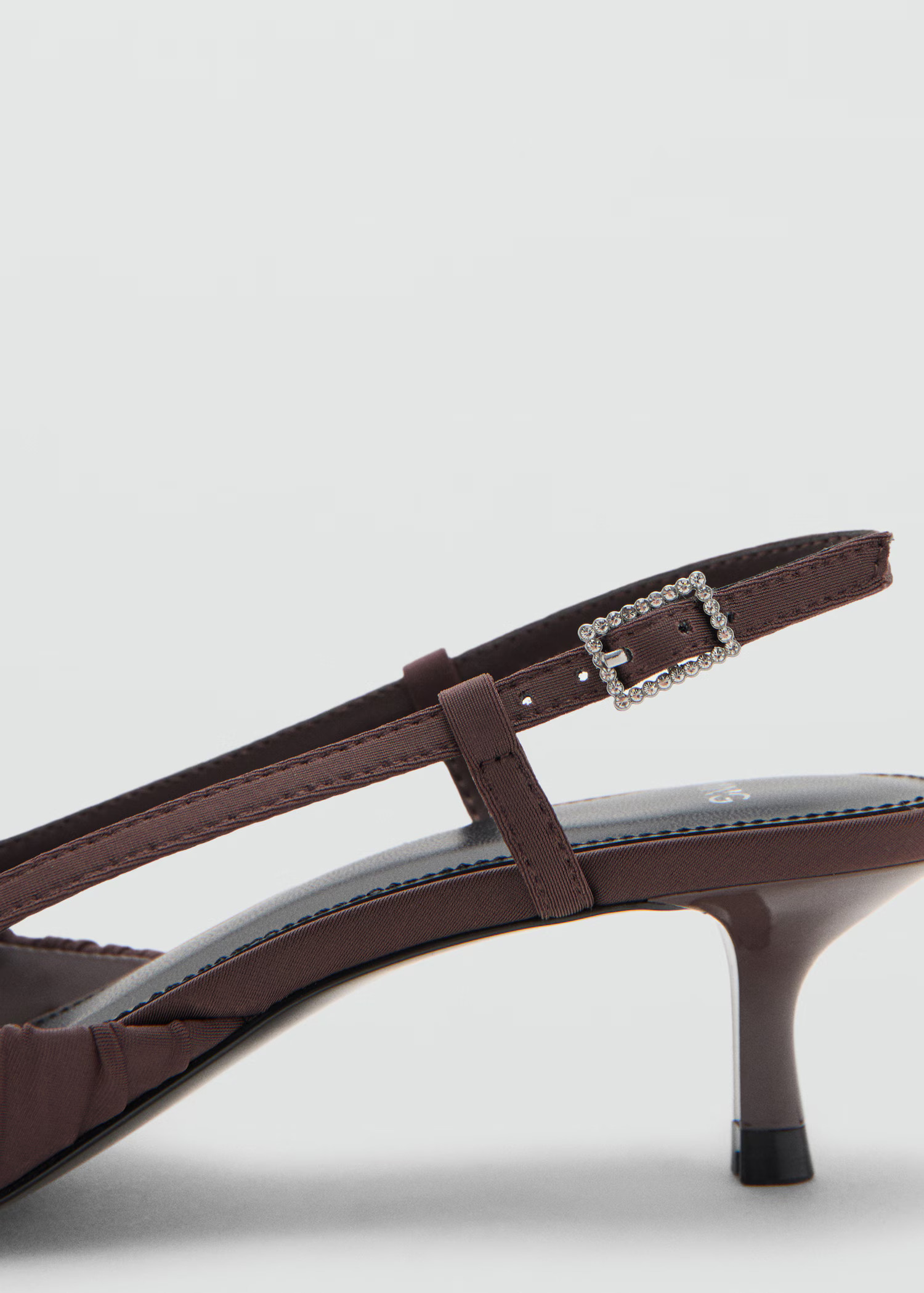 Ruched kitten-heel shoes - Women | MANGO USA | Mango (US/MX/AU)