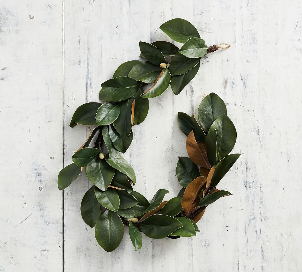 Faux Magnolia Collection, Green Multi - Garland | Pottery Barn (US)