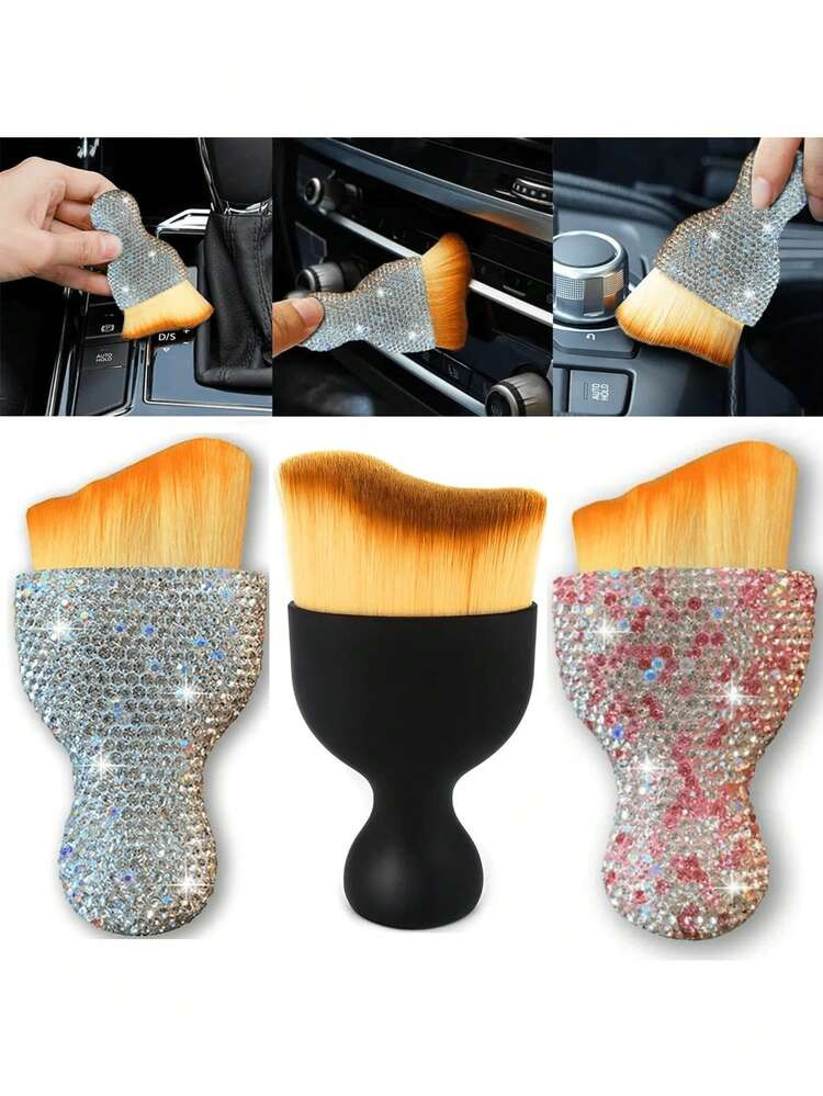 Car Interior Detailing Brush, Auto Interior Soft Hair Removal Brush,Car Cleaning Brush Interior S... | SHEIN