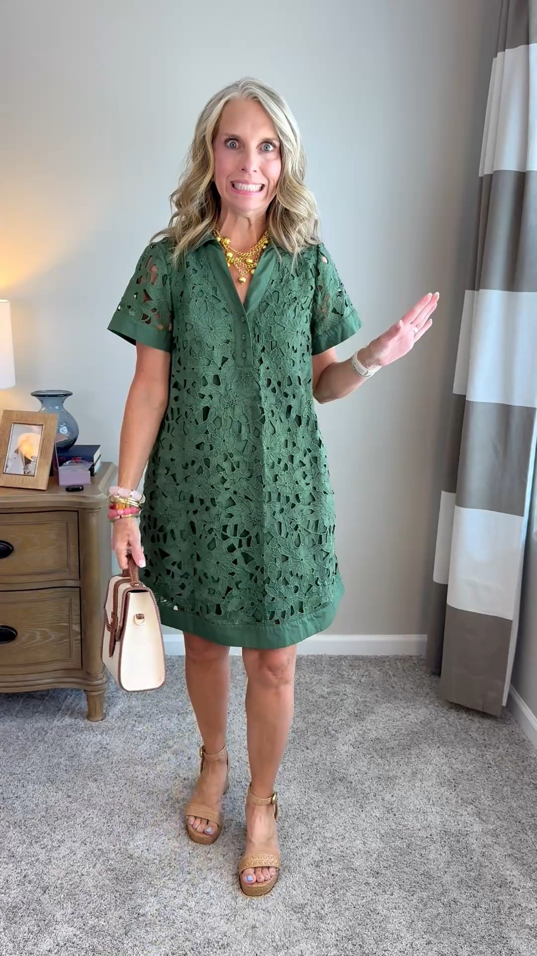 Wearing XS
Super cute, church dress, work dress add a denim jacket for fall

#LTKootd #LTKgrwm #LTKOver40
