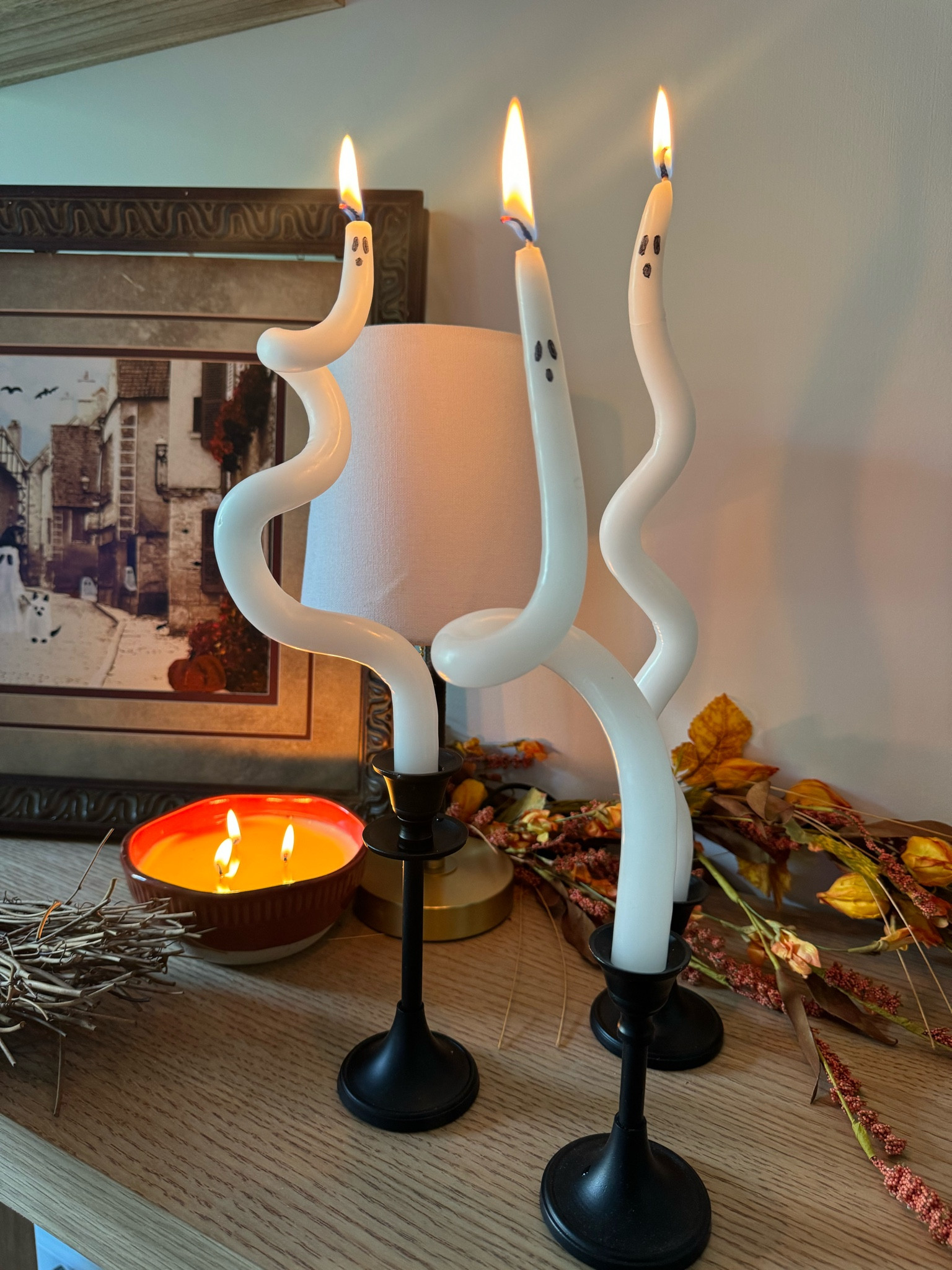 DIY Ghost candles 

#LTKSeasonal #LTKHome #LTKFallSale