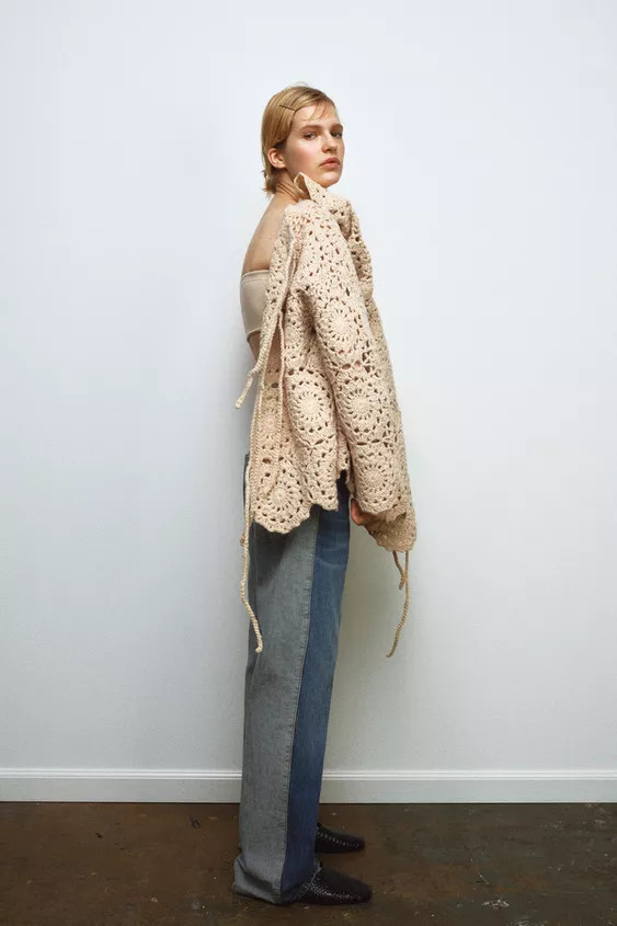 CROCHET KNIT JUMPER | Zara US