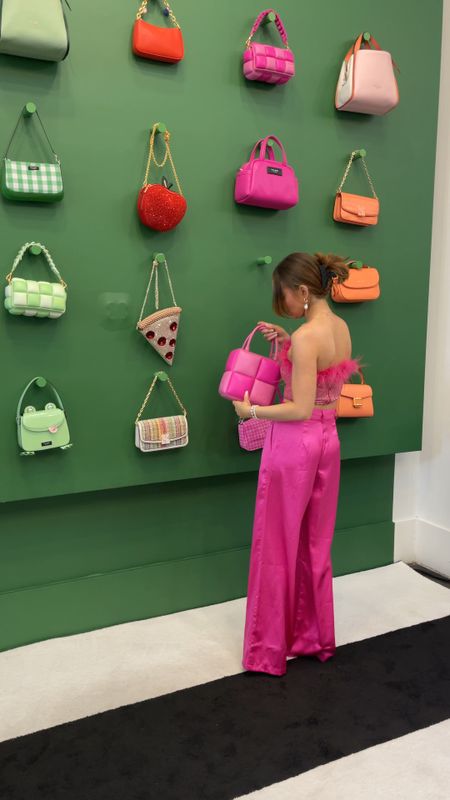 Picking out which Kate Spade purse matches my pink outfit best 💗

#LTKVideo #LTKstyletip #LTKSpringSale