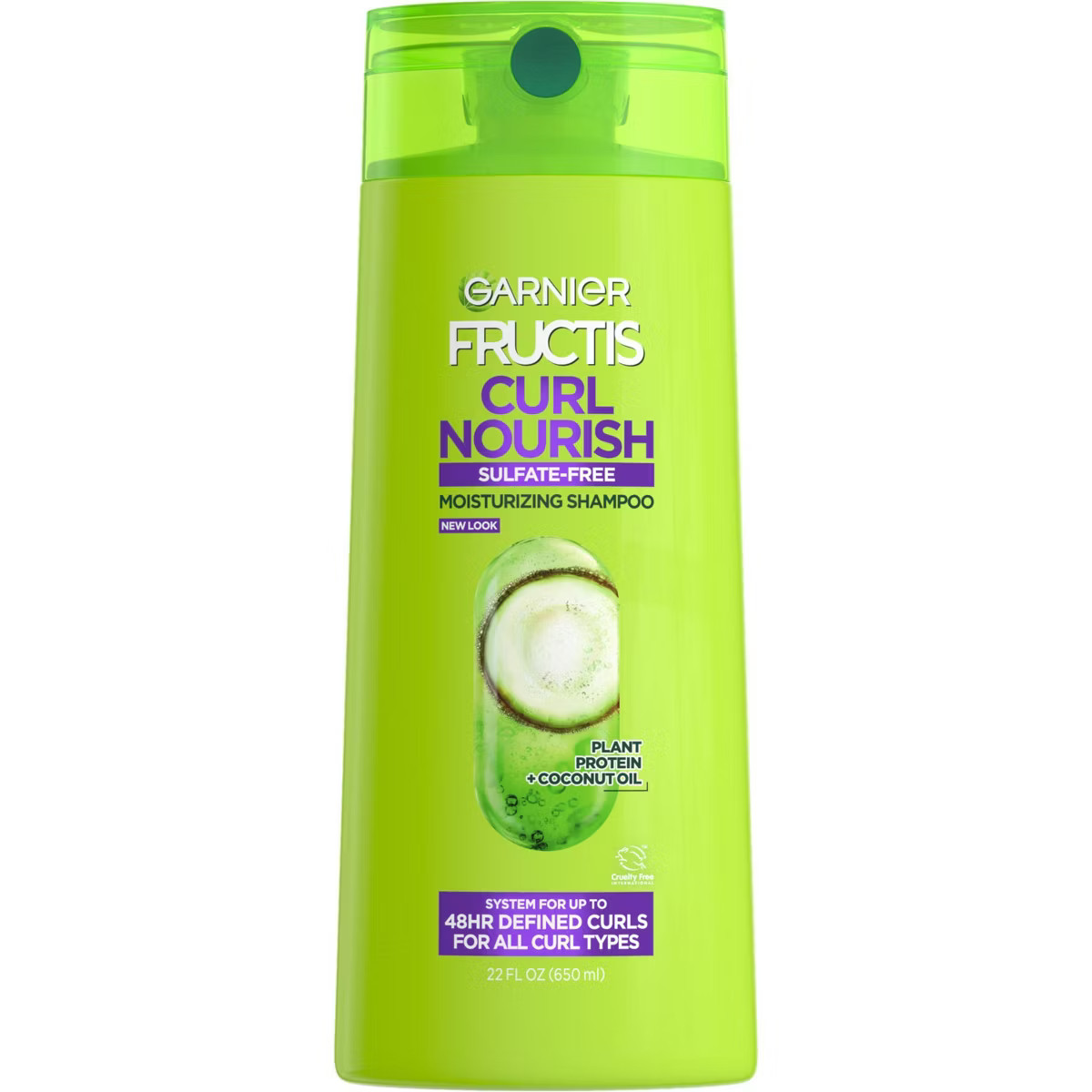 Garnier Fructis Curl Nourish Sulfate-Free Shampoo Infused with Coconut Oil & Glycerin -  22 fl oz | Target