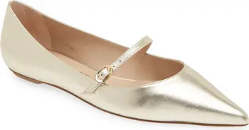 Stuart Weitzman Emilia Mary Jane Flat (Women) | Nordstrom | Nordstrom