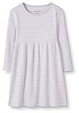 Moon and Back by Hanna Andersson Girls' Organic Cotton Long Sleeve Knit Dress | Amazon (US)