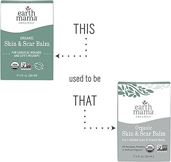 Earth Mama Organic Skin & Scar Balm | Comforts & Reduces Appearance of Scars for Surgical Wounds ... | Amazon (US)