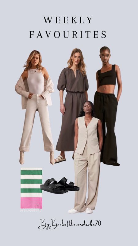 Weekly Favourites ✨

Linen trousers, black trousers, jeans, white jeans, towel, beach towel, Birkenstock, black sandals, waistcoat, maxi skirt 

#LTKsummer #LTKeurope #LTKstyletip