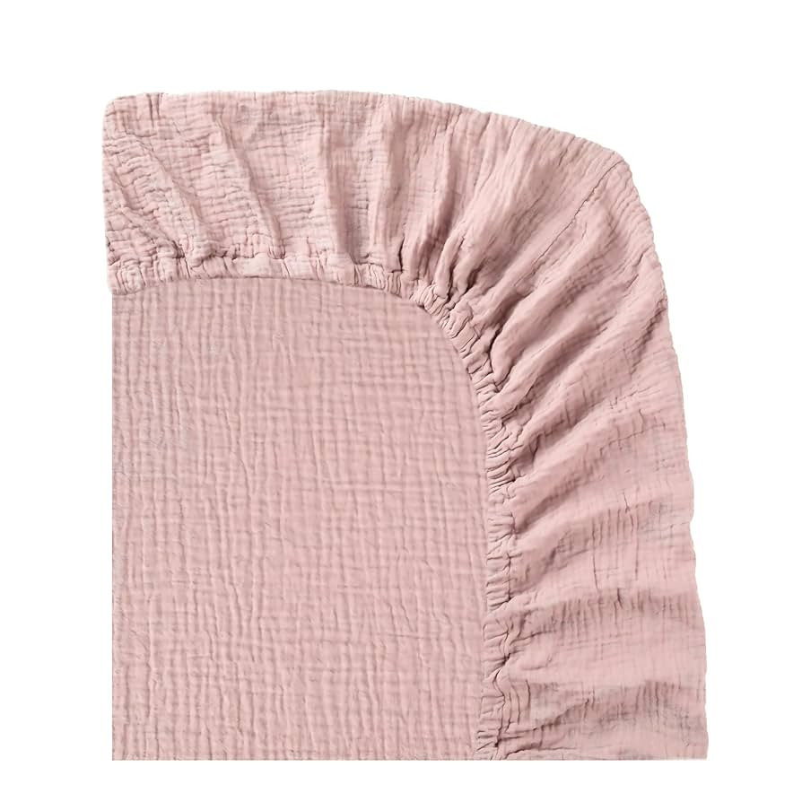 Muslin Crib Sheet – 100% Cotton Baby Fitted Sheet for Boys & Girls, Ultra Soft & Breathable, Sn... | Amazon (CA)
