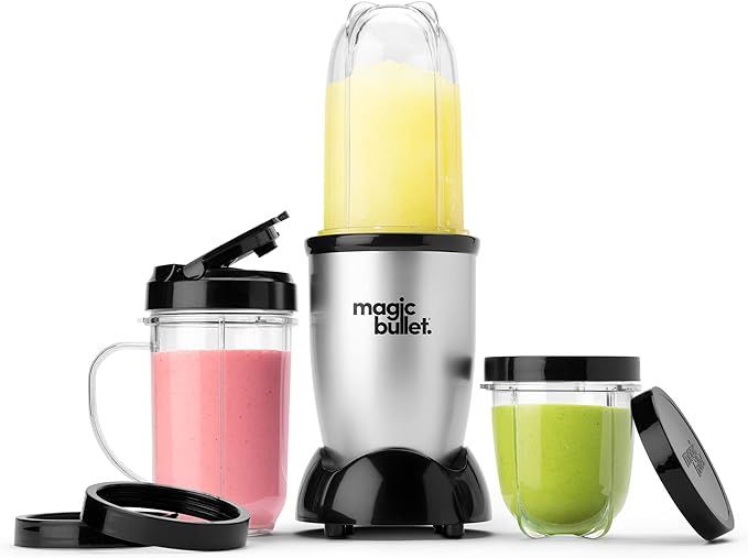 Magic Bullet Blender, Small, Silver, 11 Piece Set | Amazon (US)