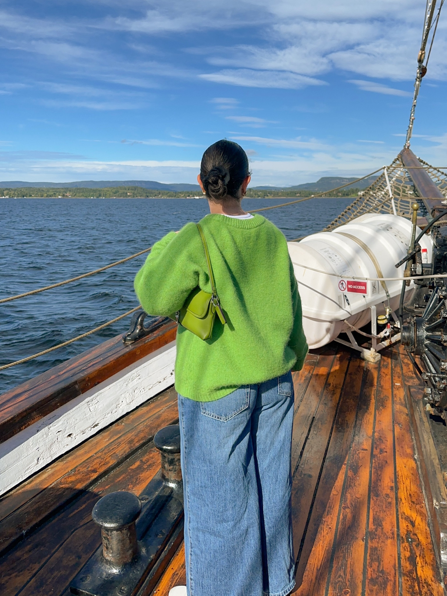 this green is no longer available but they have it in so many pretty fall colors 🍂 Wearing a M and a US 6 in the jeans! // fall sweaters, fall outfit, green, denim, fall bag

#LTKFallSale #LTKItBag #LTKTravel