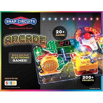 Snap Circuits “Arcade”, Electronics Exploration Kit, Stem Activities for Ages 8+, Full Color ... | Amazon (US)