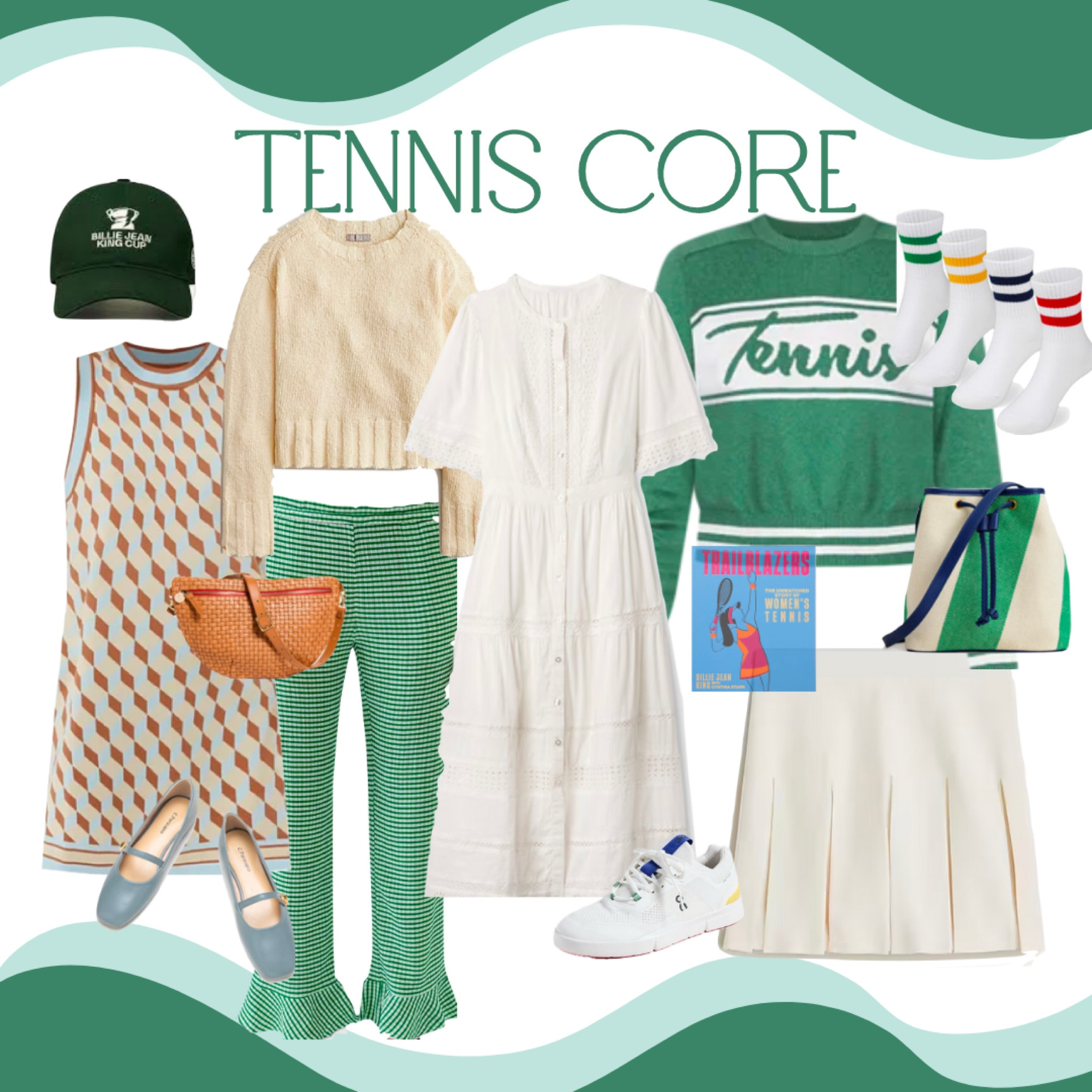 Tennis Core Style 

#tennis #golf #preppy #active #style #preppyoutfit #casual 

#LTKshoecrush #LTKActive #LTKSeasonal