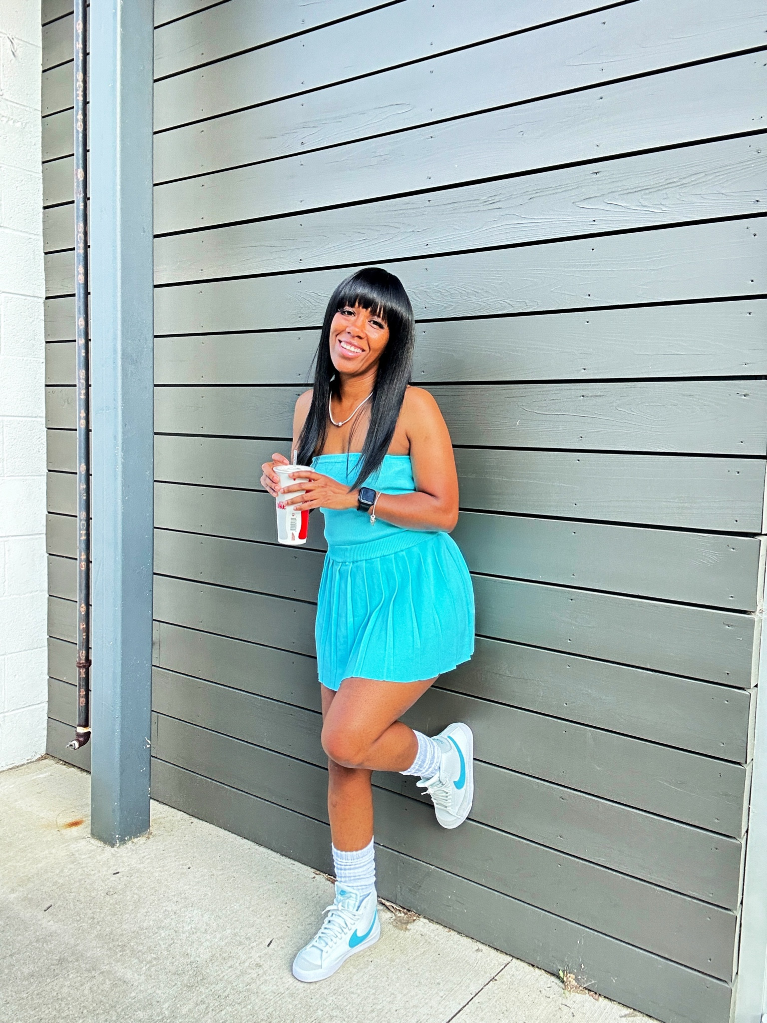 Tennis skirt outfit! I’m wearing a size medium in tube top and tennis skirt.

The tennis skirt has built in shorts.

#LTKFindsUnder50 #LTKStyleTip #LTKActive