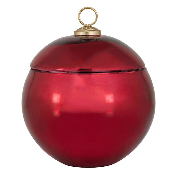 Glimmering Cranberry Apple Scented Ornament Candle, 35oz | At Home