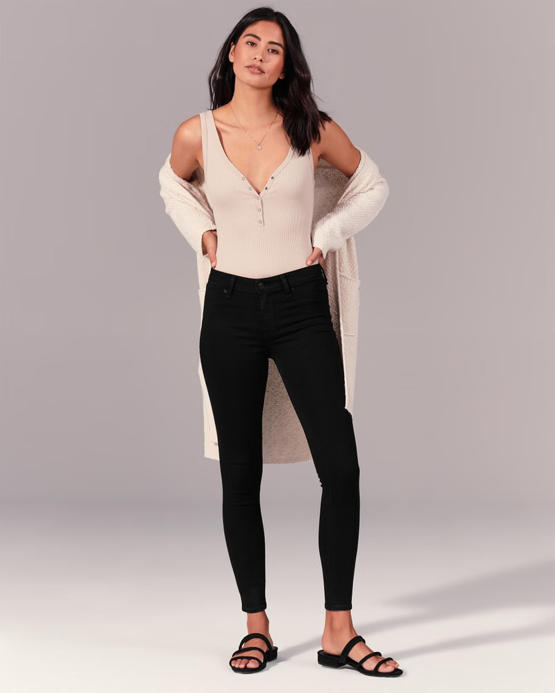 Women's Mid Rise Jean Leggings | Women's Bottoms | Abercrombie.com | Abercrombie & Fitch (US)