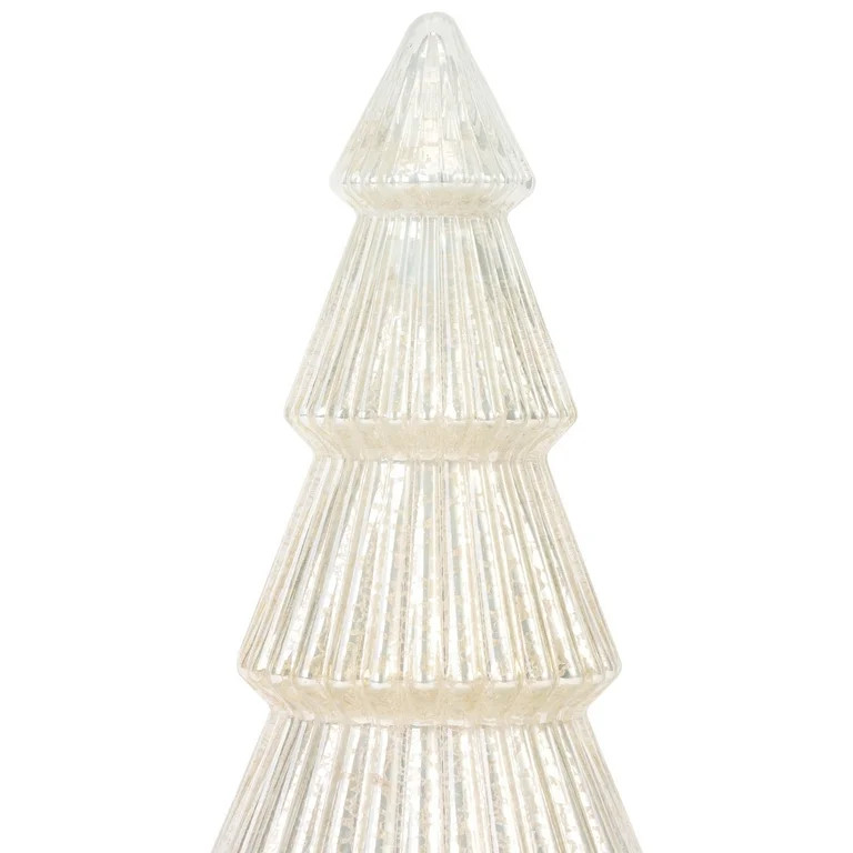Better Homes & Gardens 12‘’  Decorative Tabletop Christmas Tree in Mercury Ribbed White Glass... | Walmart (US)
