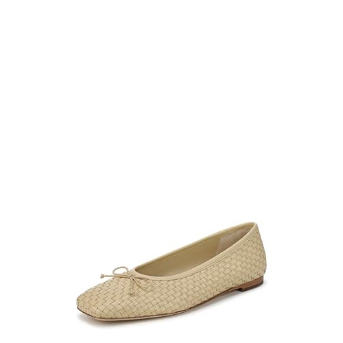 Vince Womens Darla Weave Ballerina/Skimmer, Cashew, 11, Medium | Amazon (US)