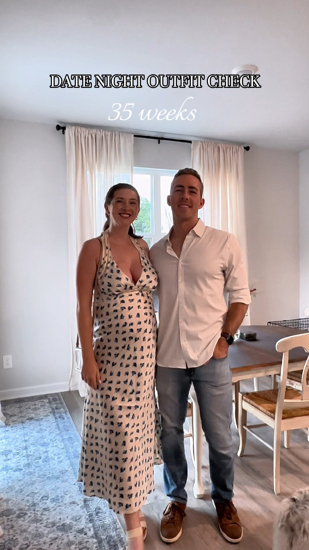 Loving this bump friendly dress even at 35 weeks pregnant! It’s cute for a date night dress. I’m 5’7” and 166 lbs so I sized up in an 8  

#topshop #bumpfriendlystyle #bumpfriendlyoutfit #pregnancy #nonmaternity

#LTKBump #LTKVideo #LTKSaleAlert