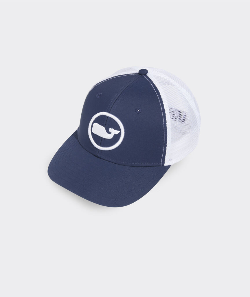 Whale Dot Performance Trucker Hat | vineyard vines