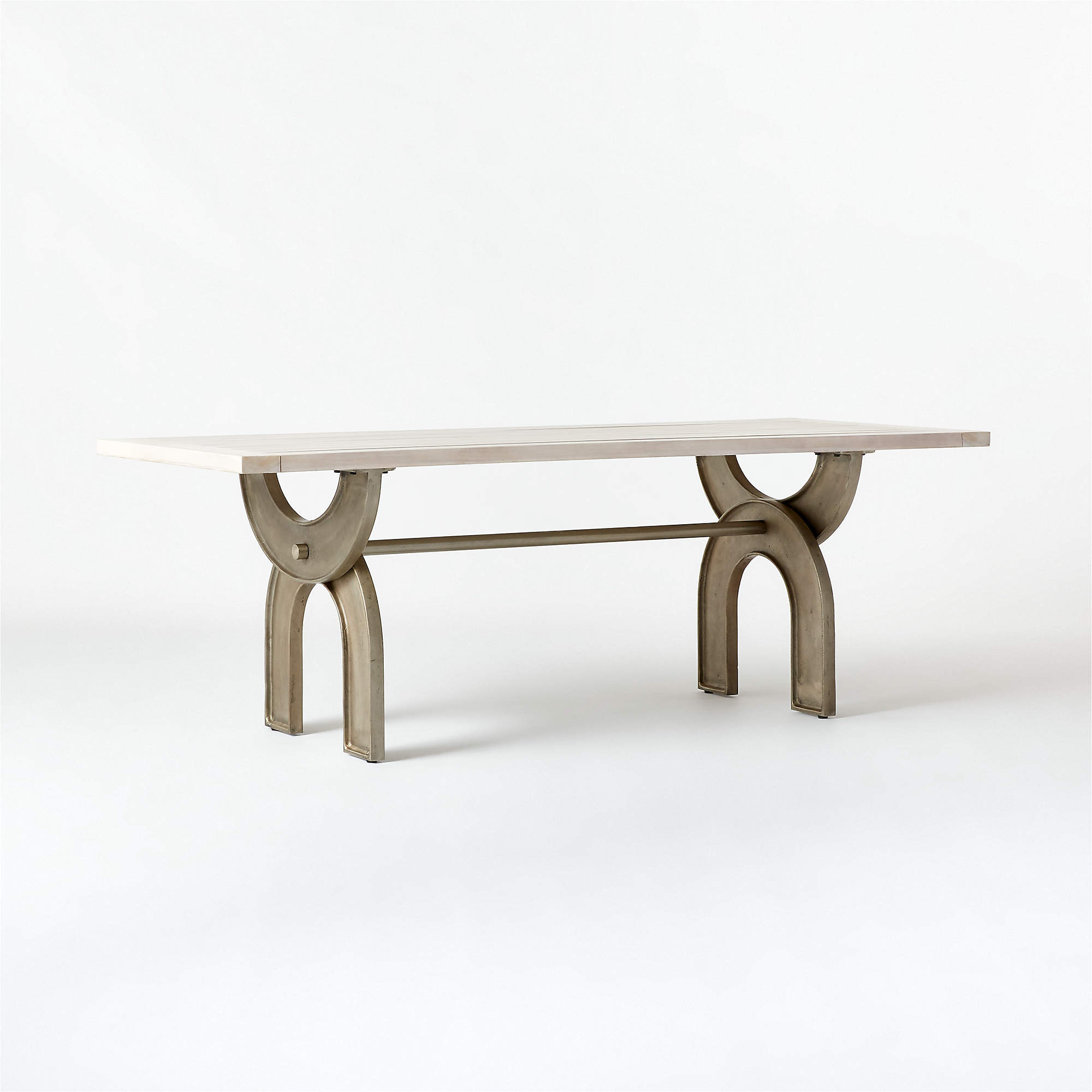 Mare Whitewashed Dining Table + Reviews | CB2 | CB2