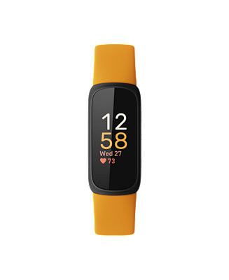 Fitbit Inspire 3 Morning Glow Wellness Tracker Watch, 19.5mm - Macy's | Macy's