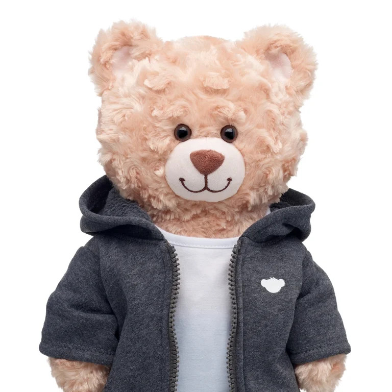 Build-A-Bear® Gray Bear Hoodie | Walmart (US)