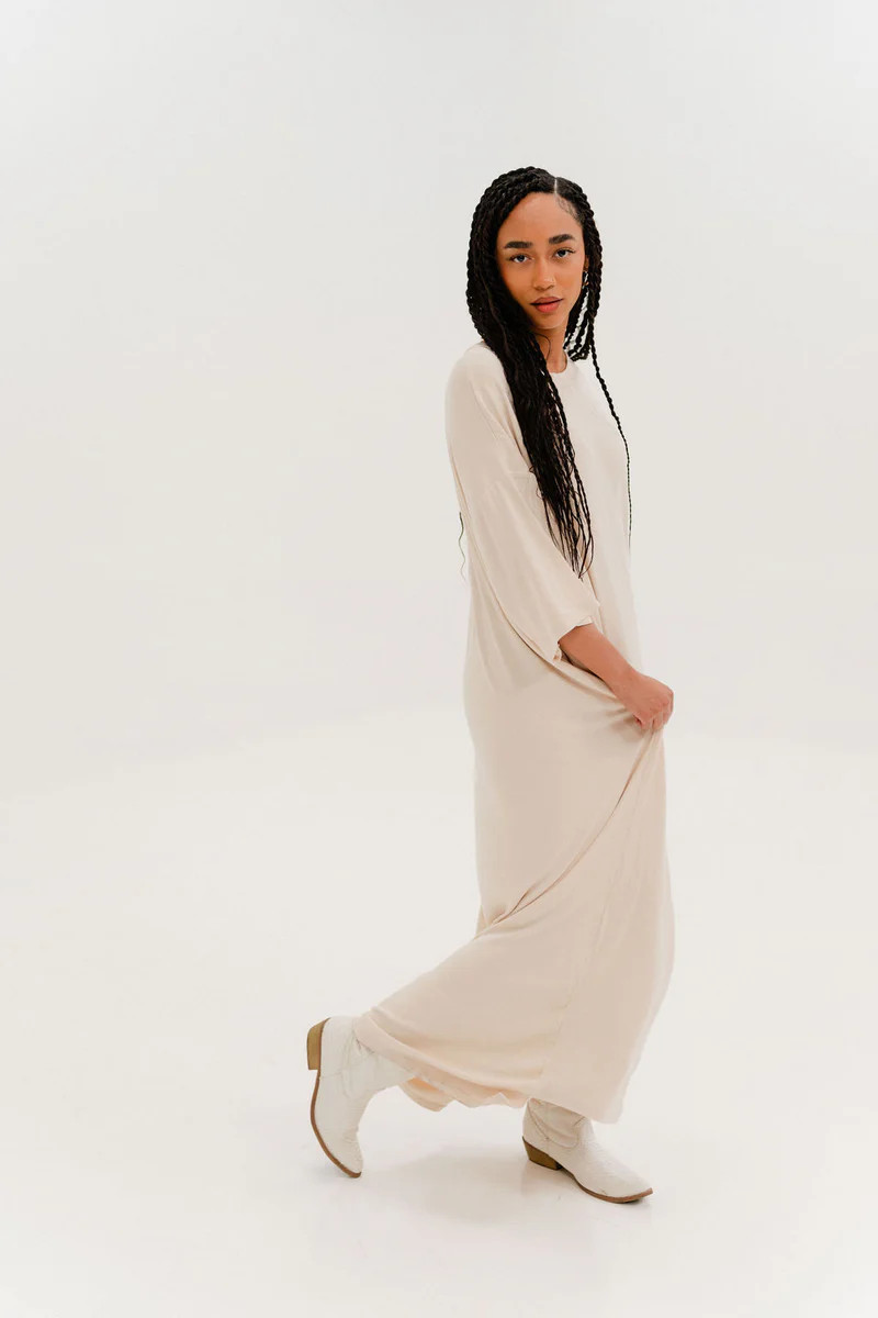 Isn't She Lovely Dress Oatmeal | The Foxy Kind