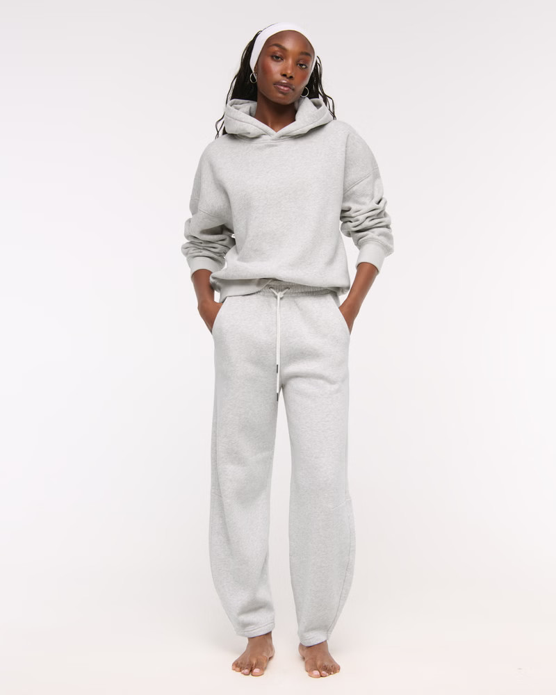 Women's High Rise Barrel Sunday Sweatpant | Women's Bottoms | Abercrombie.com | Abercrombie & Fitch (US)