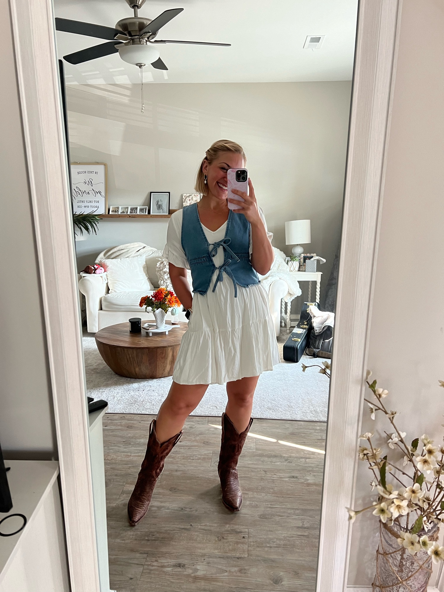 sassy western get up - boots are Dan Post👢

#LTKStyleTip #LTKBeauty #LTKFindsUnder50