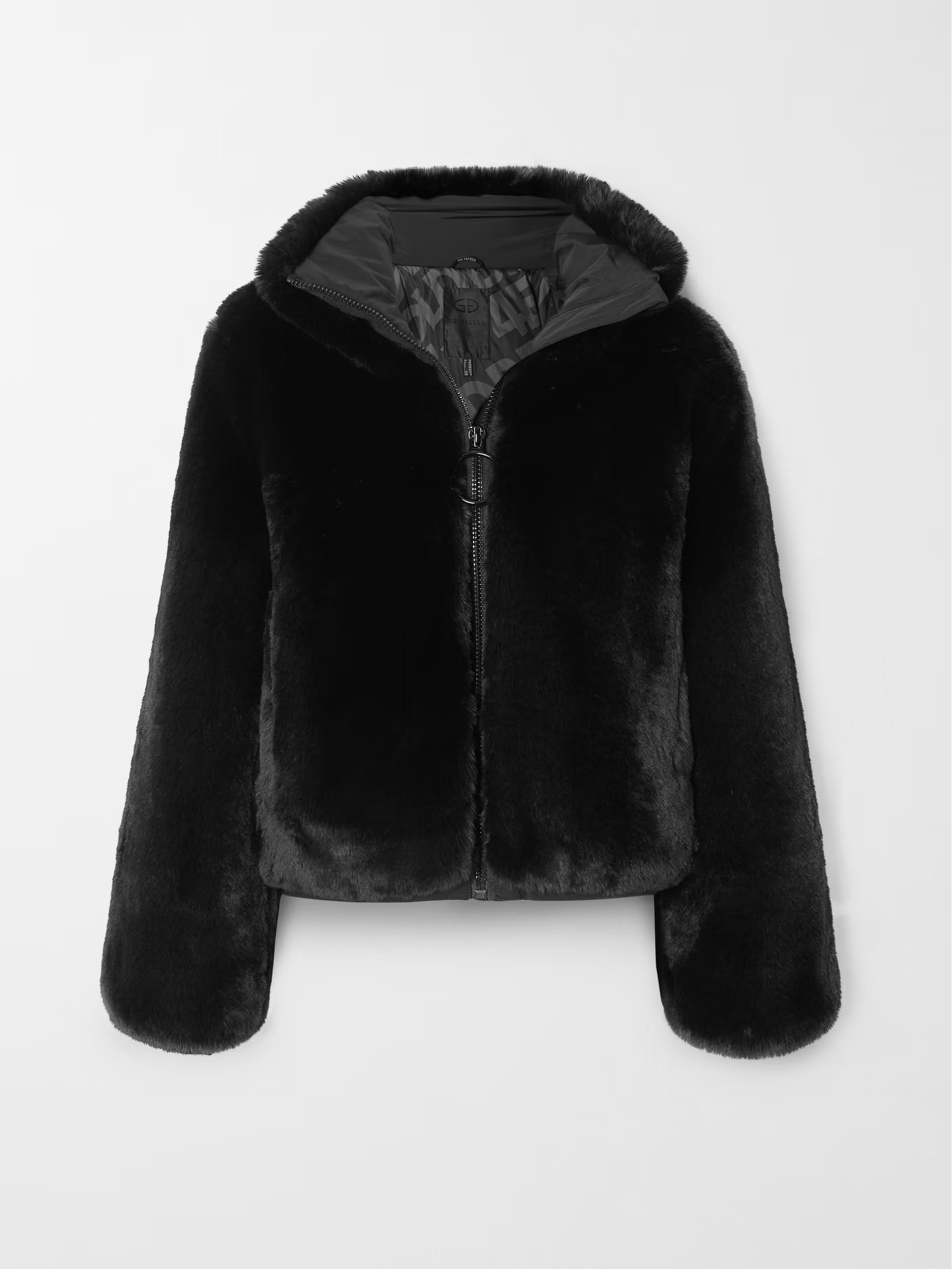 Black Victoria faux fur padded PrimaLoft ski jacket | GOLDBERGH | NET-A-PORTER | NET-A-PORTER (US)